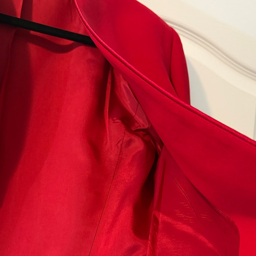 Red Women's Blazer - Picture 8 of 8